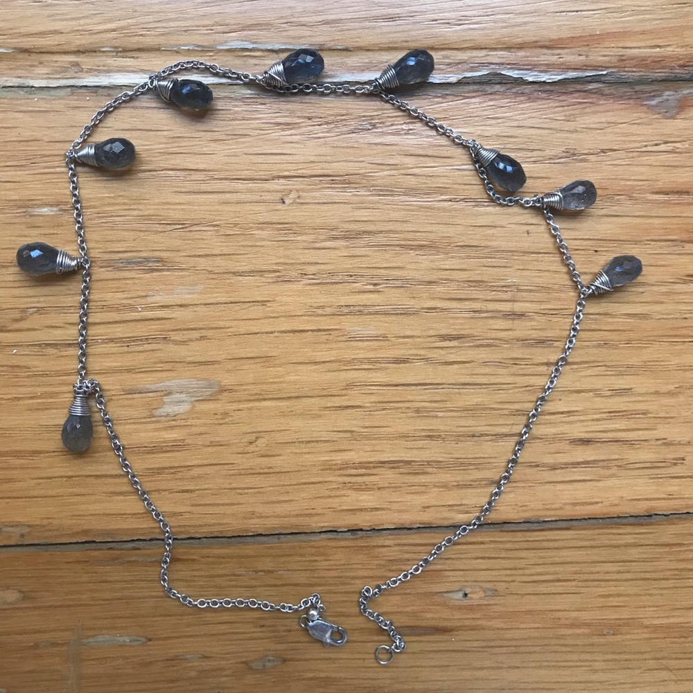 Custom made labradorite necklace